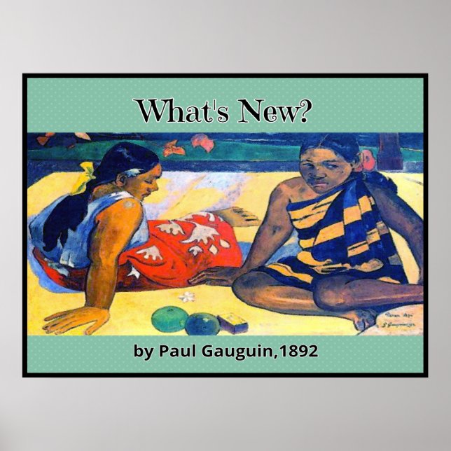 Poster Paul Gauguin design (Frente)