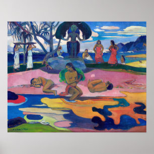 Poster Paul Gauguin - Dia do Deus / Mahana no atua