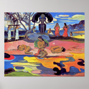 Poster Paul Gauguin - Dia dos Deuses - Pintura de Belas A