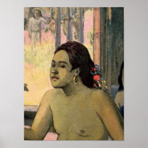 Pôster Paul Gauguin Eiaha Ohipa ou Taitianos numa Sala,