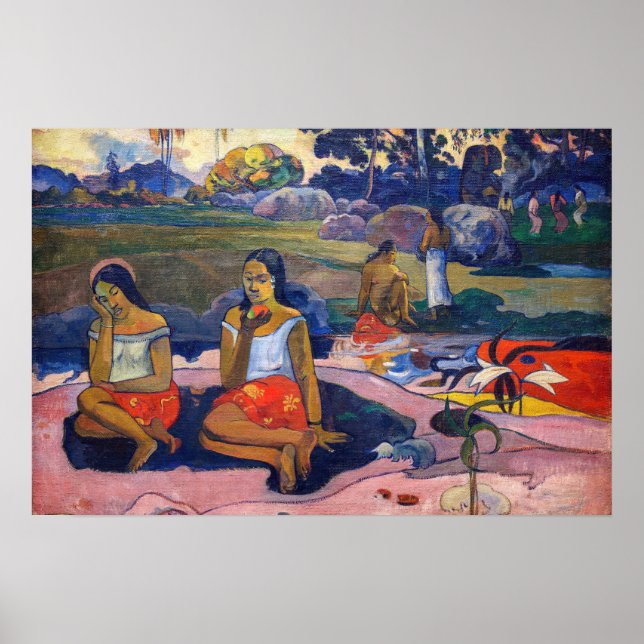 Poster Paul Gauguin - Fonte Sagrada, Doce Sonho (Frente)