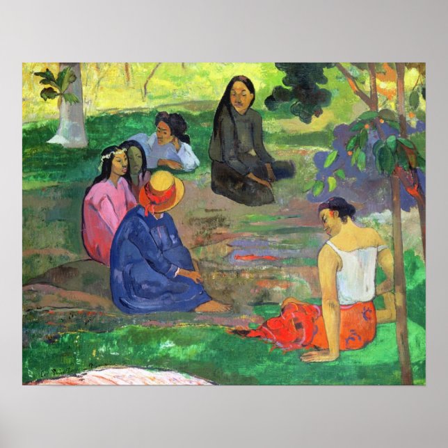 Poster Paul Gauguin | Les Parau Parau (Gossipers) (Frente)
