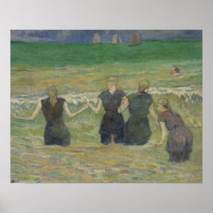 Poster Paul Gauguin - Mulheres Bathing