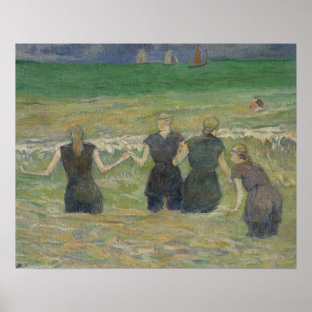 Poster Paul Gauguin - Mulheres Bathing (Frente)