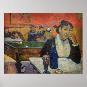 Poster Paul Gauguin - O Café da Noite, Arles