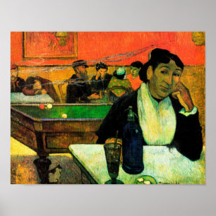 Poster Paul Gauguin: O Café da Noite, Arles