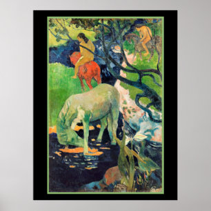 Poster Paul Gauguin, O Cavalo Branco
