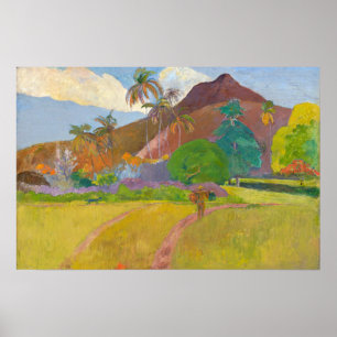 Poster Paul Gauguin - Paisagem Taitiiana