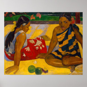 Poster Paul Gauguin - Parau Api / O Que É Novo?