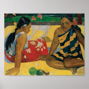 Pôster Paul Gauguin - Parau Api. Que notícias