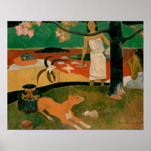 Poster Paul Gauguin - Pastorales Tahitiennes