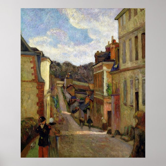 Pôster Paul Gauguin | Rua suburbana, 1884 (Frente)