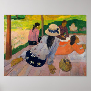 Poster Paul Gauguin   Siesta