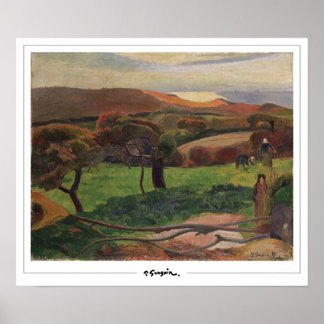 Poster Paul Gauguin Zedign Cartaz de Arte #29 (Frente)