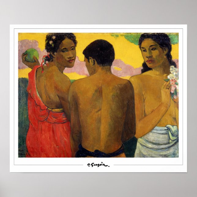 Poster Paul Gauguin Zedign Cartaz de Arte #421 (Frente)