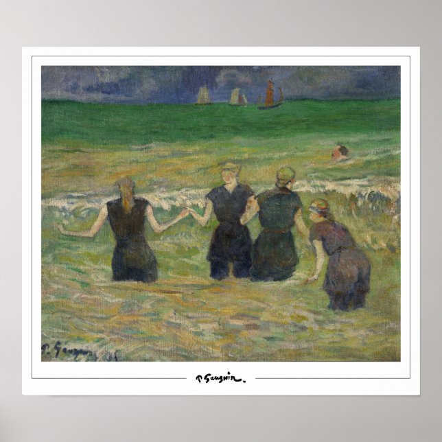 Poster Paul Gauguin Zedign Cartaz de Arte #457 (Frente)