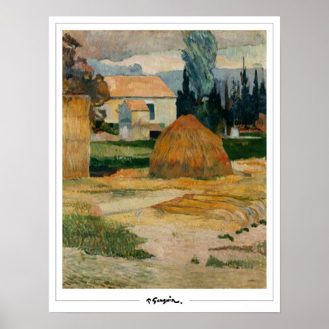 Poster Paul Gauguin Zedign Cartaz de Arte #503 (Frente)