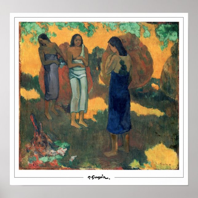 Poster Paul Gauguin Zedign Cartaz de Arte #93 (Frente)