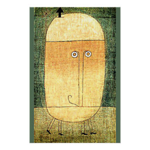 Pôster Paul Klee, A Face do Medo