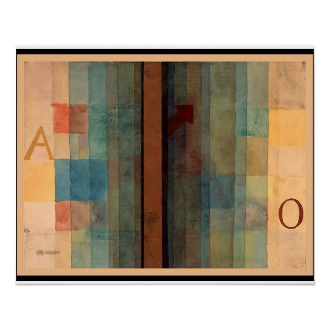 Pôster Paul Klee - Abertura (Frente)