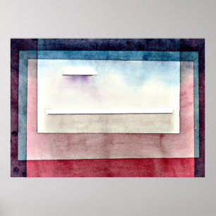 Pôster Paul Klee art: Descanse, pintura de Paul Klee