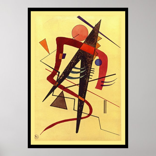 Poster Paul Klee Art: Foto quente e famosa de abstrato (Frente)