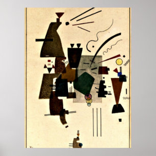 Poster Paul Klee art: Warmed Cool
