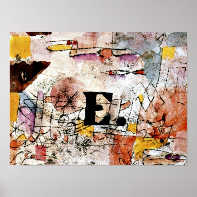 Pôster Paul Klee art - Waterfowl - Duck, 1919 (Frente)