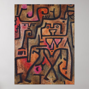 Poster Paul Klee - Bruxas Florestais