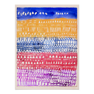 Pôster Paul Klee - Cidade Antiga, 