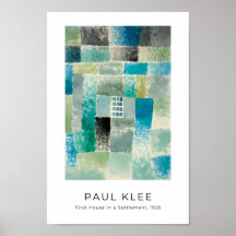 Paul Klee - Colorida Abstrato de Arte Moderna