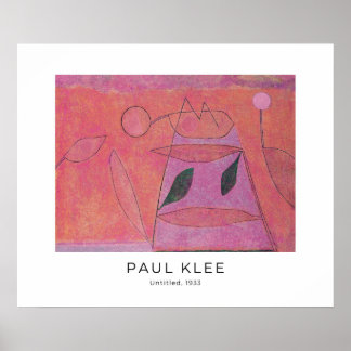 Poster Paul Klee, Colorido Abstrato Moderno de Belas Arte