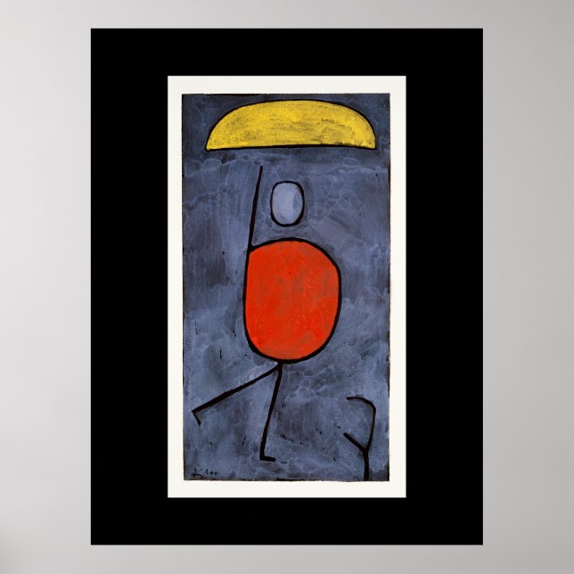 Poster Paul Klee - Com Guarda-Chuva (Frente)