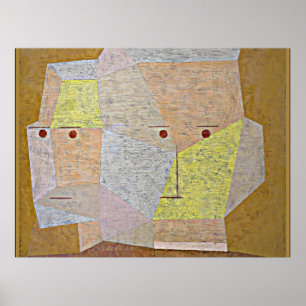 Poster Paul Klee - Duas Cabeças