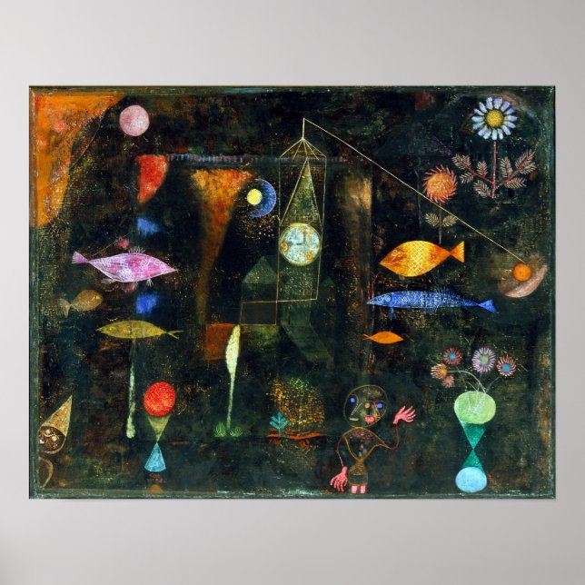 Pôster Paul Klee Fish Magic (Frente)