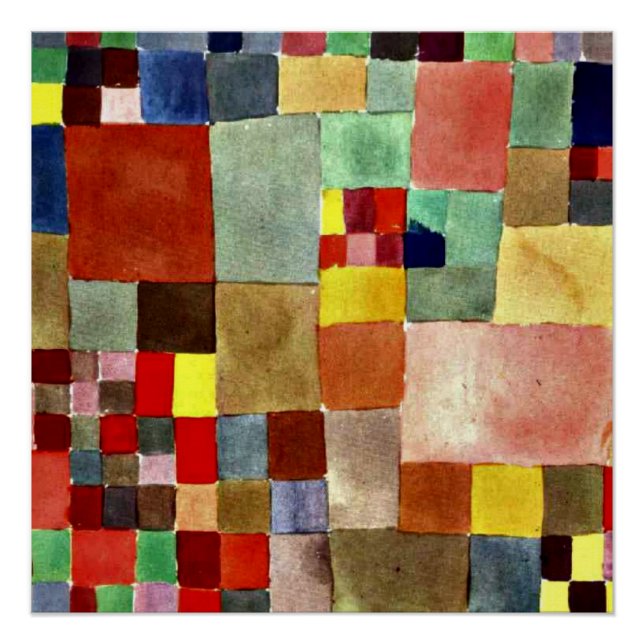 Pôster Paul Klee - Flora na Areia (Frente)