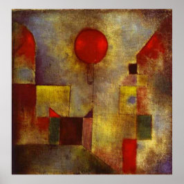 Poster Paul Klee O Balão Vermelho