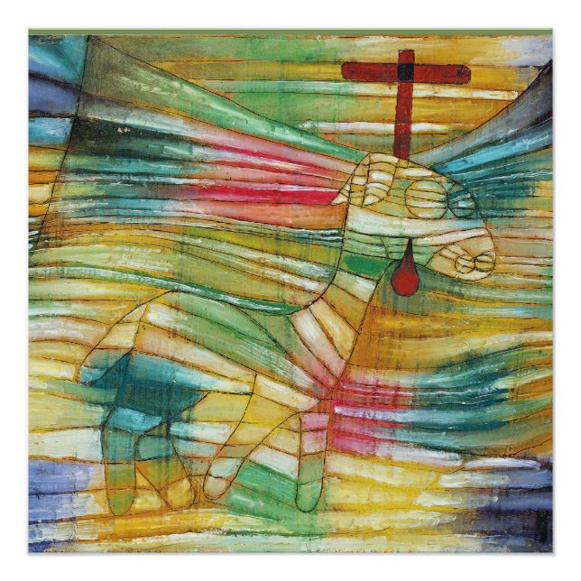 Pôster Paul Klee, O Cordeiro, (Frente)