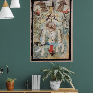 Poster Paul Klee - O Homem Selvagem,