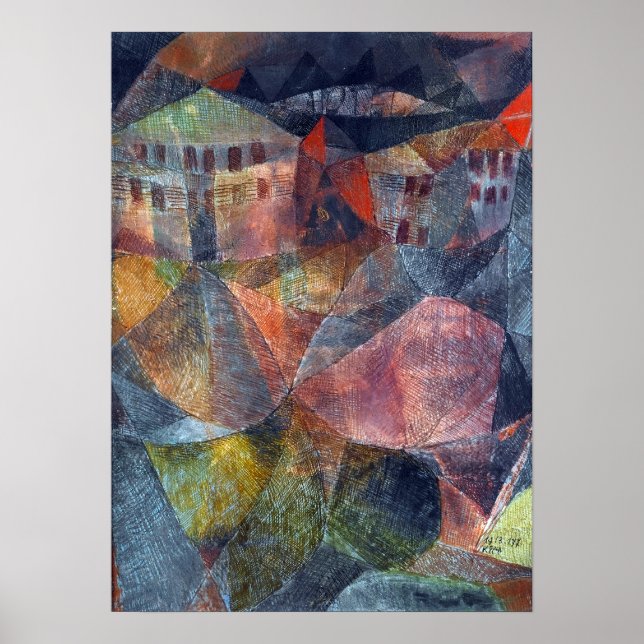 Poster Paul Klee O Hotel (Frente)