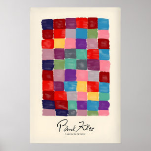 Poster Paul Klee O universo de Klee Quadrados Coloridos