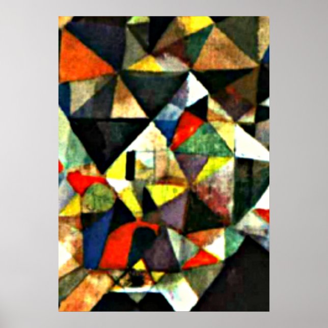 Poster Paul Klee painting, With the Egg (Frente)