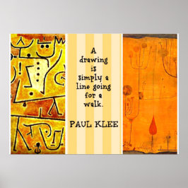 Pôster Paul Klee Paintings e Paul Klee Cote