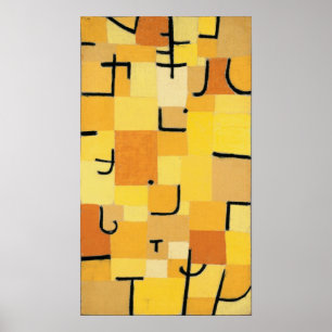 Poster Paul Klee - Signs In Yellow