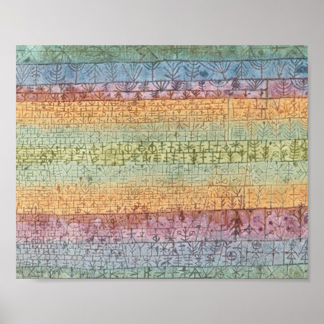 Poster Paul Klee - Tree Nursery (Frente)