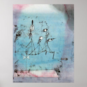 Poster Paul Klee Twittering Machine