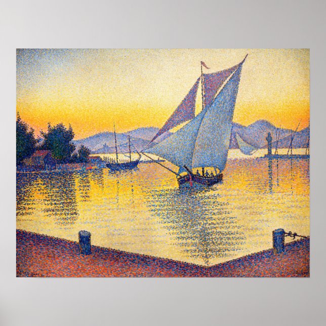 Poster Paul Signac - A Porta do Sunset, Opus 236 (Frente)