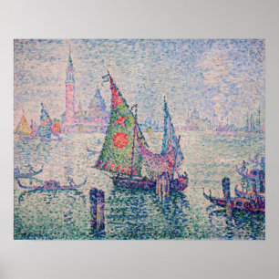Poster Paul Signac - A Vela Verde