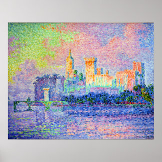 Poster Paul Signac - Arte de Pointilismo Vintage