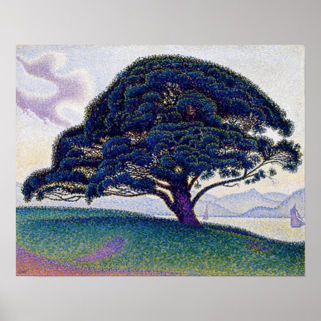 Poster Paul Signac - O Pinheiro Bonaventure (Frente)